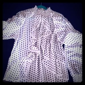 Polka dot blouse